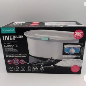 Nuvo Med  UV Sterilizer Box Eliminates 99% Of Germs Bacteria NEW Sanitize